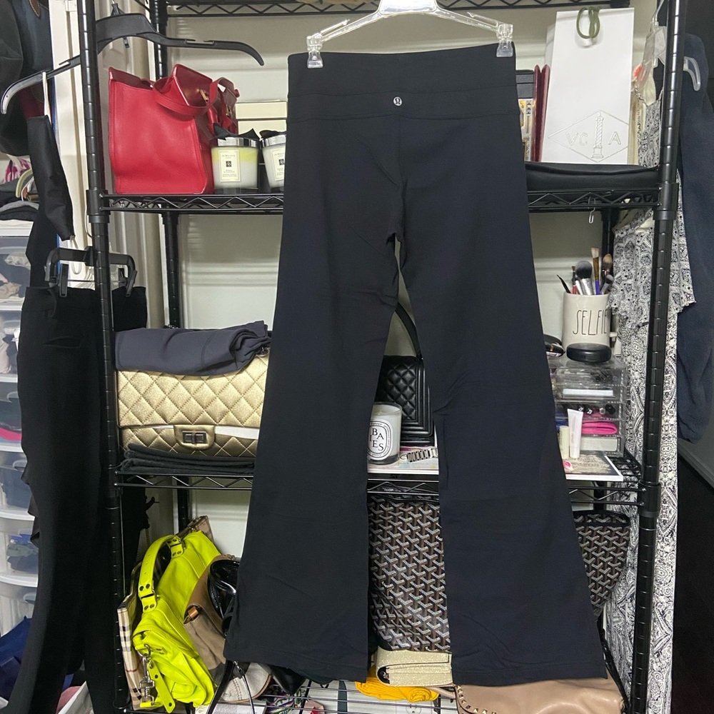 Lululemon Black Flare Yoga Pants
